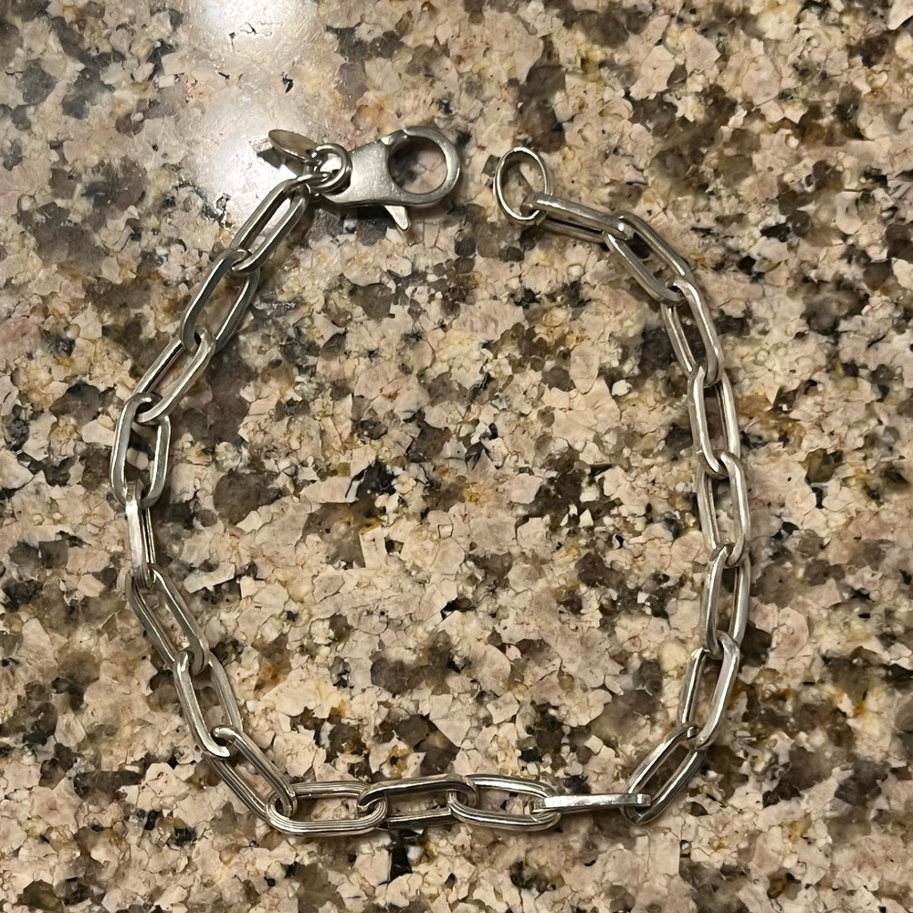 Sterling Silver Chain Link Bracelet .925